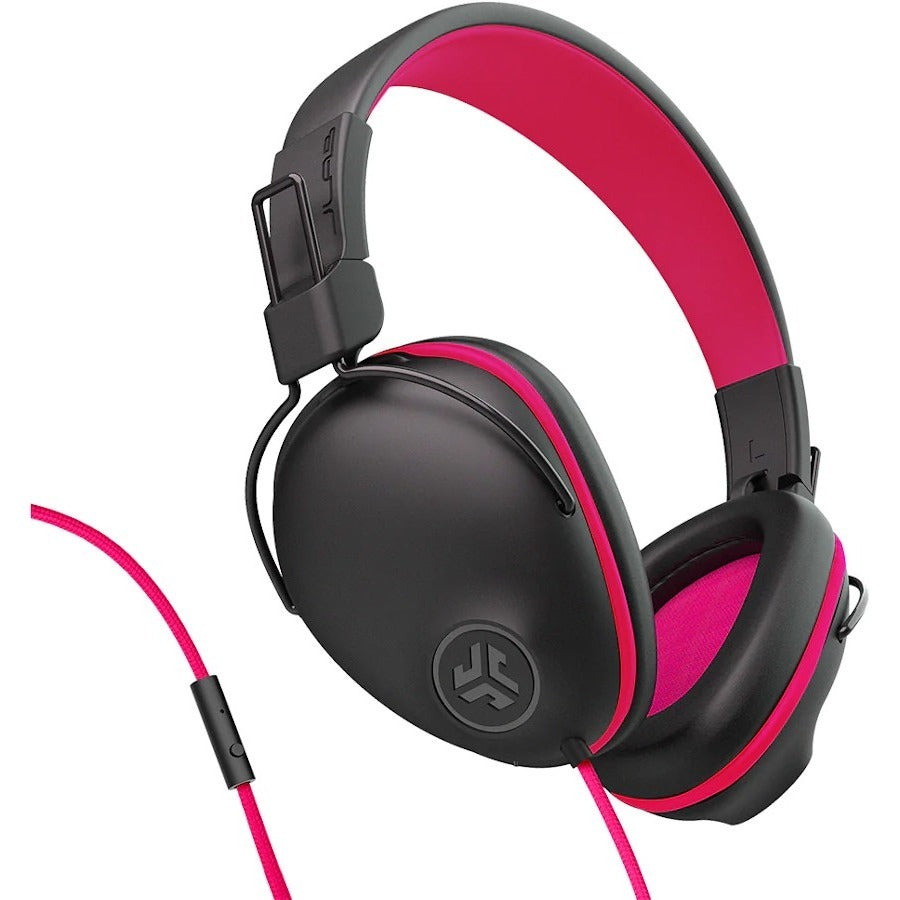 JLab JBuddies Pro HJPRORBLU4 Wired Over-Ear Kids Headphones, Blue