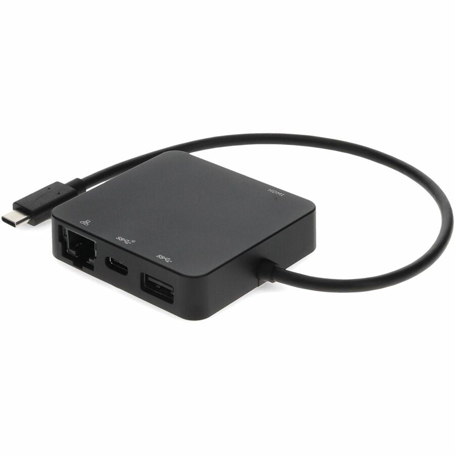 AddOn USB-C Travel Docking Station with HDMI 4K, USB 3.1 Gen 2, and Ethernet RJ-45 - Model TRVDKC4