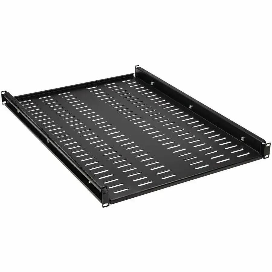 Eaton Corporation Tripp Lite SmartRack SRSHELF4PHDVENT Adjustable-Depth Steel Rack Shelf - 1U, 250 lb Capacity by Eaton Corporation