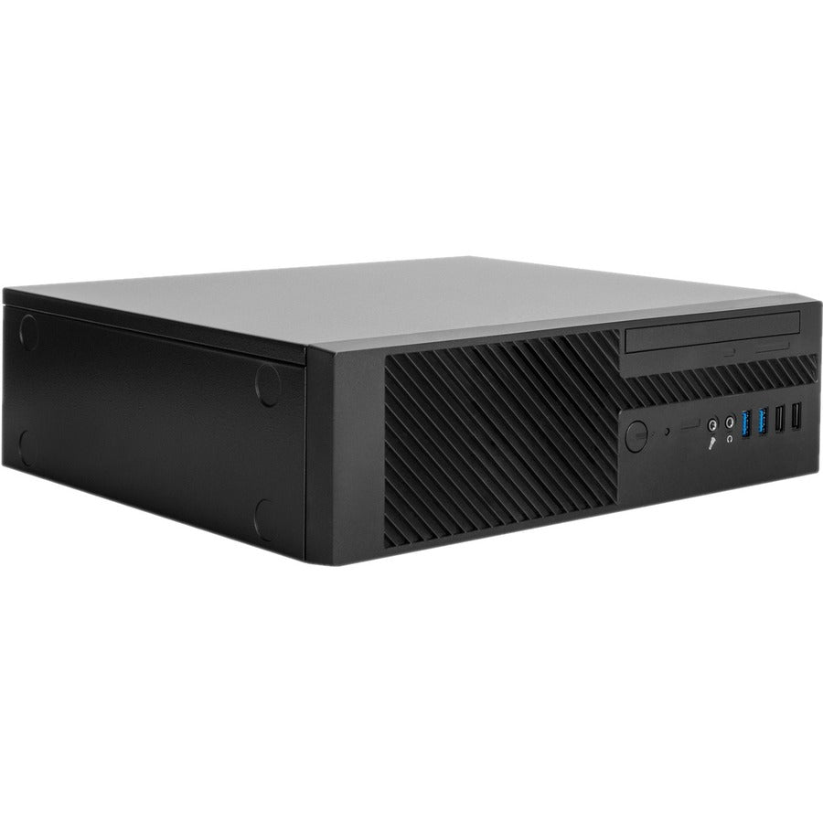 In Win CK722.FF300TB3 Compact Desktop Computer Case - Black with Tool-Free Drive Bays and 300W Power Supply