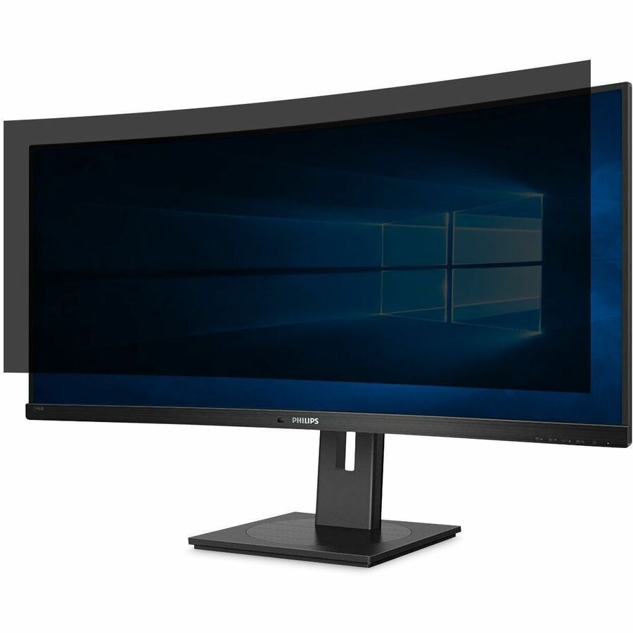 Targus 4Vu Privacy Screen for 34-Inch Curved Monitors - Anti-Glare, Blue Light Reduction, Antimicrobial Protection