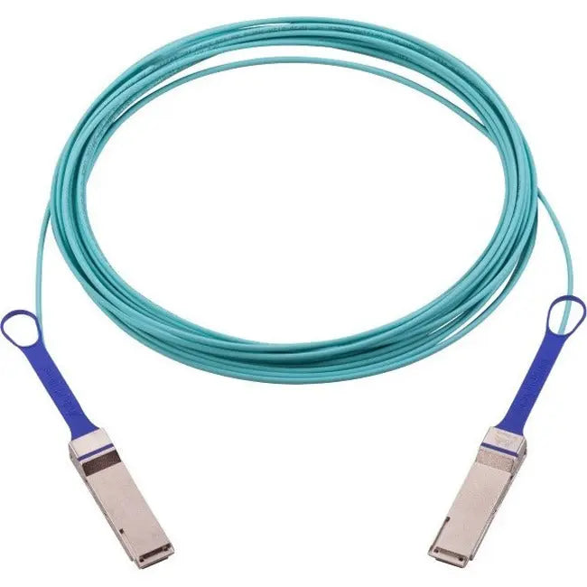NVIDIA MFA1A00-E001 Active Fiber Cable - 1 Meter, Up to 100Gb/s, QSFP, LSZH