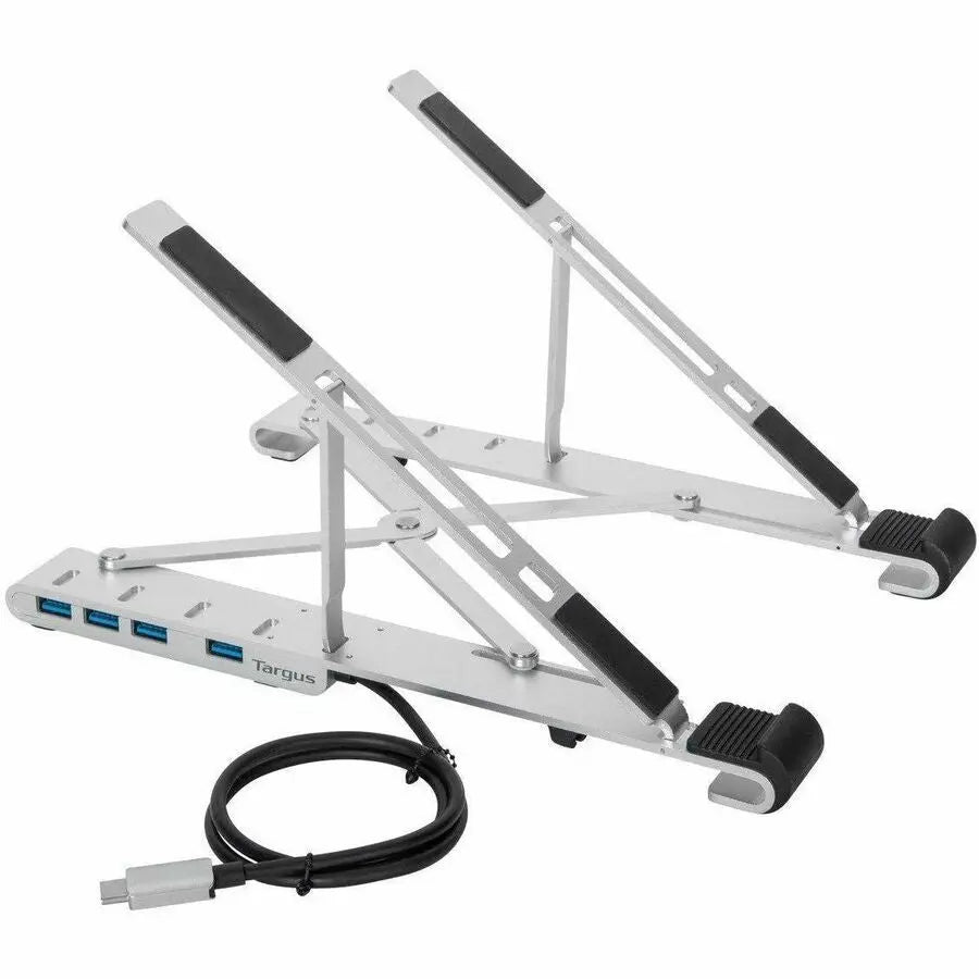 Targus Portable Laptop Stand with USB-A Hub and Adjustable Heights - Model AWU100205GL