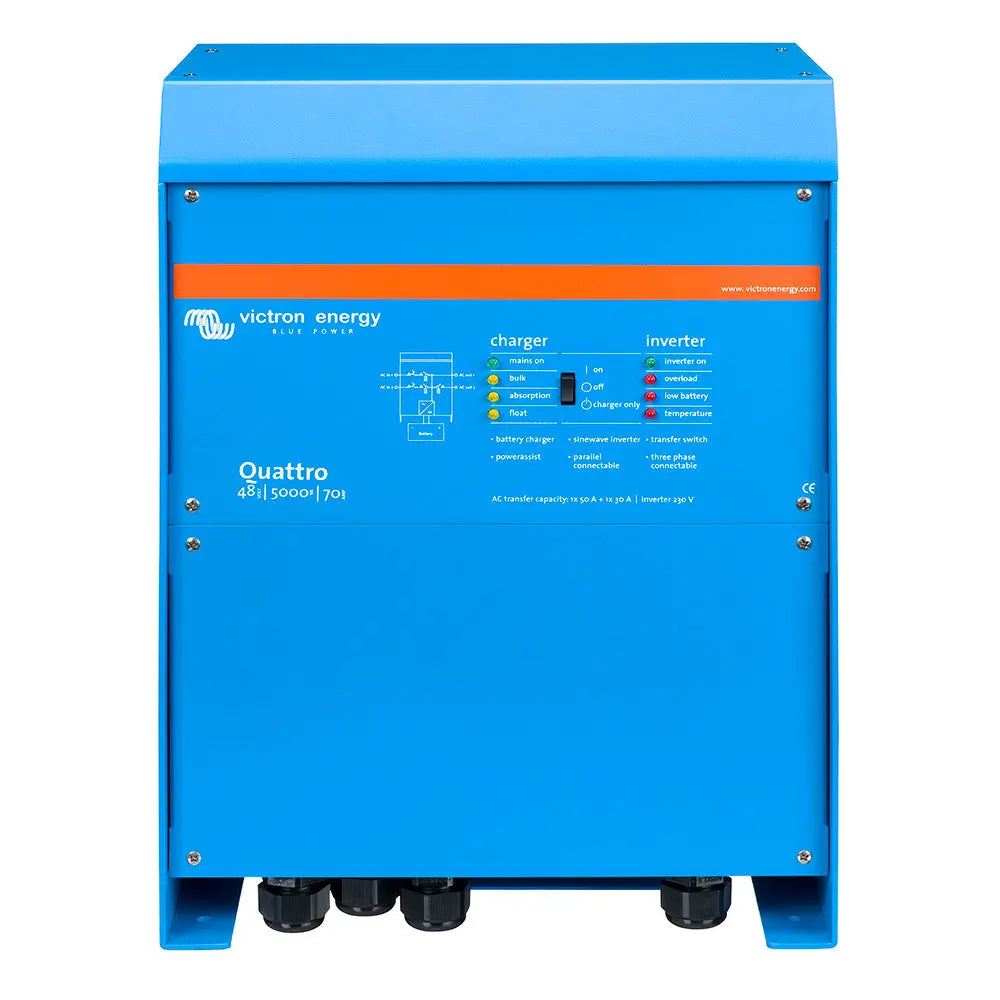 Victron Energy Quattro 48/5000/70 120V VE.Bus UL-Listed Inverter and Charger
