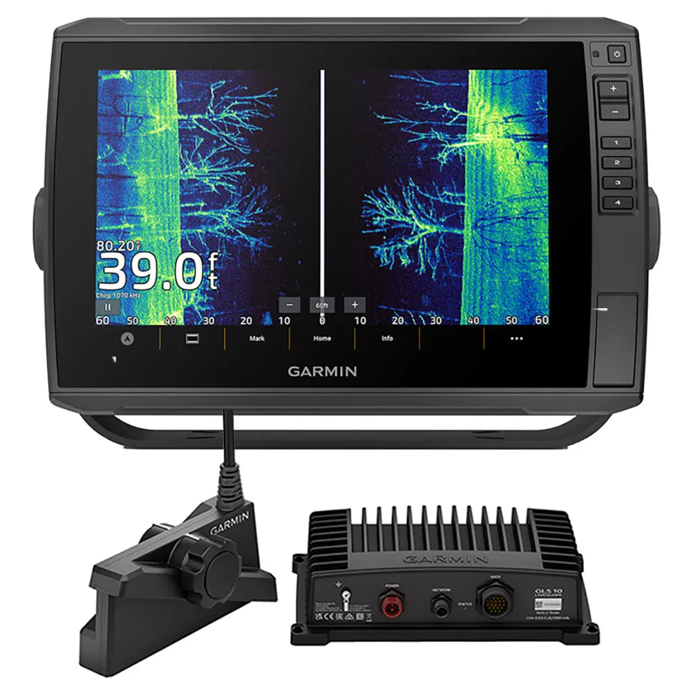 Garmin ECHOMAP Ultra 2 10-Inch LiveScope Plus Bundle with Sunlight-Readable Touchscreen
