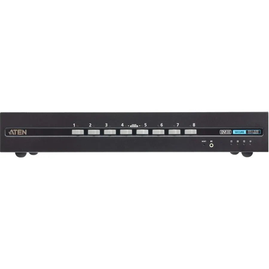 ATEN CS1148D4 8-Port USB DVI Dual Display Secure KVM Switch with PSD PP v4.0 Compliance
