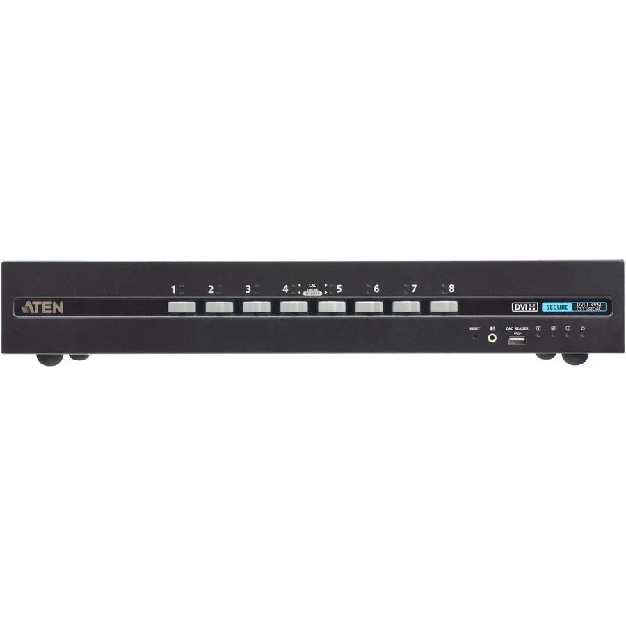 ATEN Technology Inc CS1188D4C 8-Port USB DVI Secure KVM Switch with CAC - PSD PP v4.0 Certified