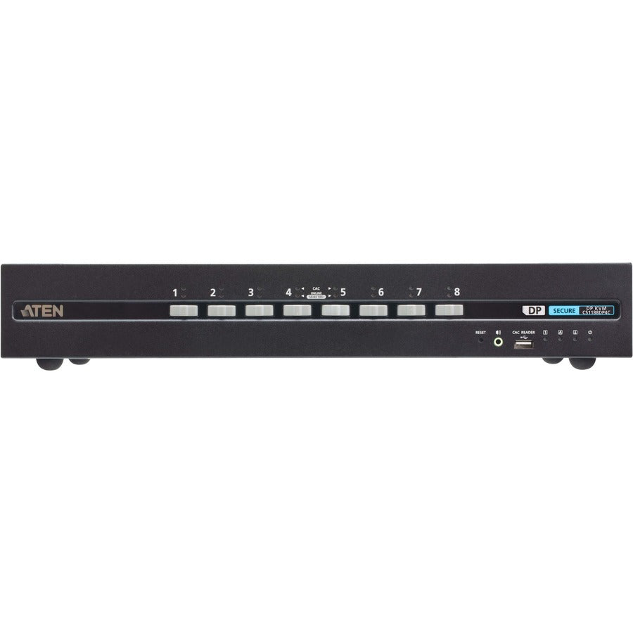 ATEN Technology Inc CS1188DP4C 8-Port USB DisplayPort Secure KVM Switch with CAC