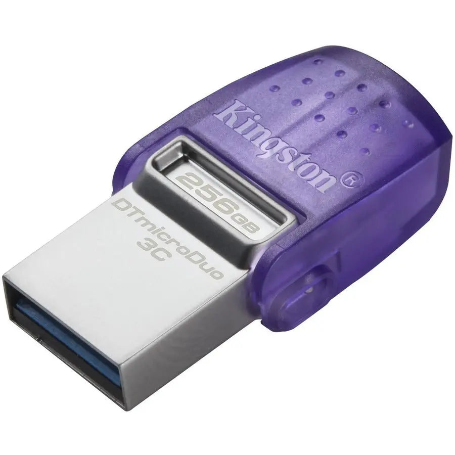 Kingston DataTraveler microDuo 3C 256GB USB Flash Drive with Dual USB Type-C and Type-A Connectors