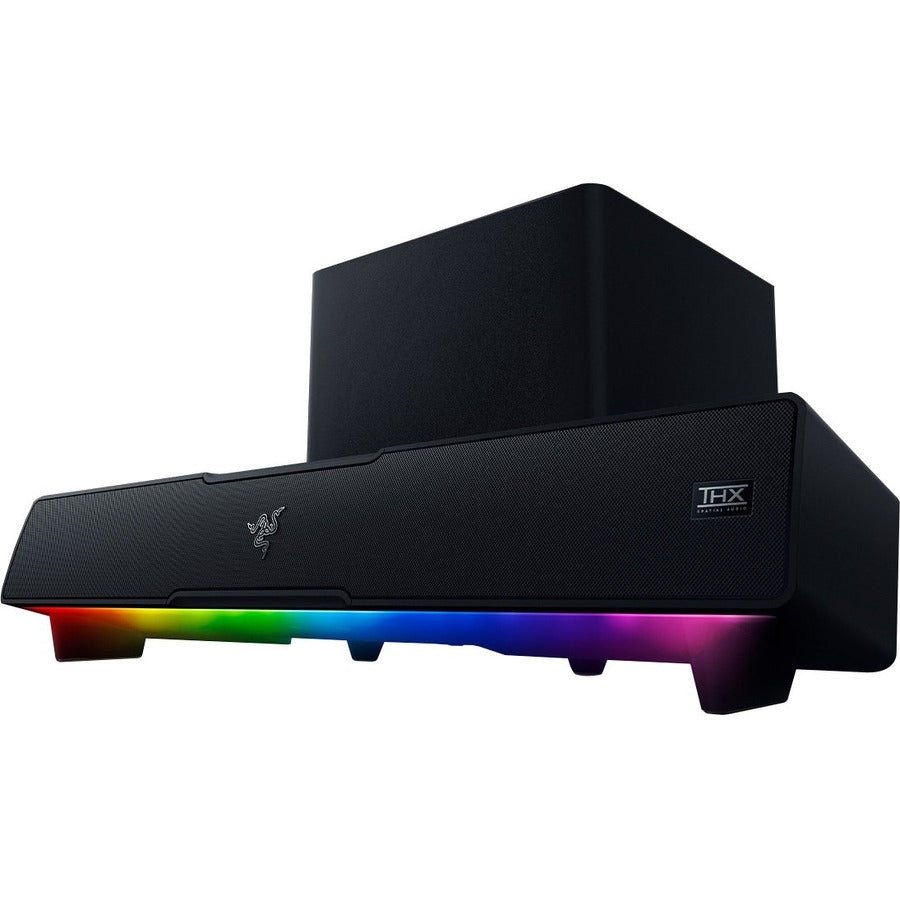Razer Leviathan V2 Bluetooth Sound Bar Speaker with Subwoofer and THX Spatial Audio