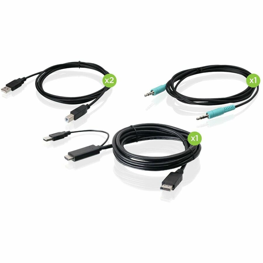 IOGEAR DisplayPort to HDMI Audio/Video Cable G2L8902UN for High-Quality Signal Transfer