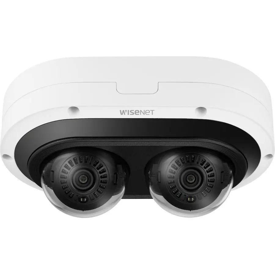 Wisenet PNM-C12083RVD 6MP Outdoor Network Dome Camera with AI Analytics and IR Night Vision