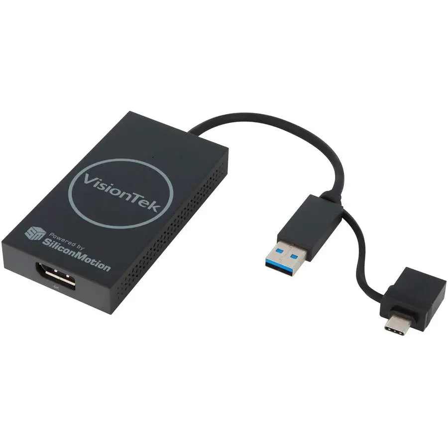 VisionTek VT80 USB 3.0 to DisplayPort Adapter for 4K External Display Connectivity