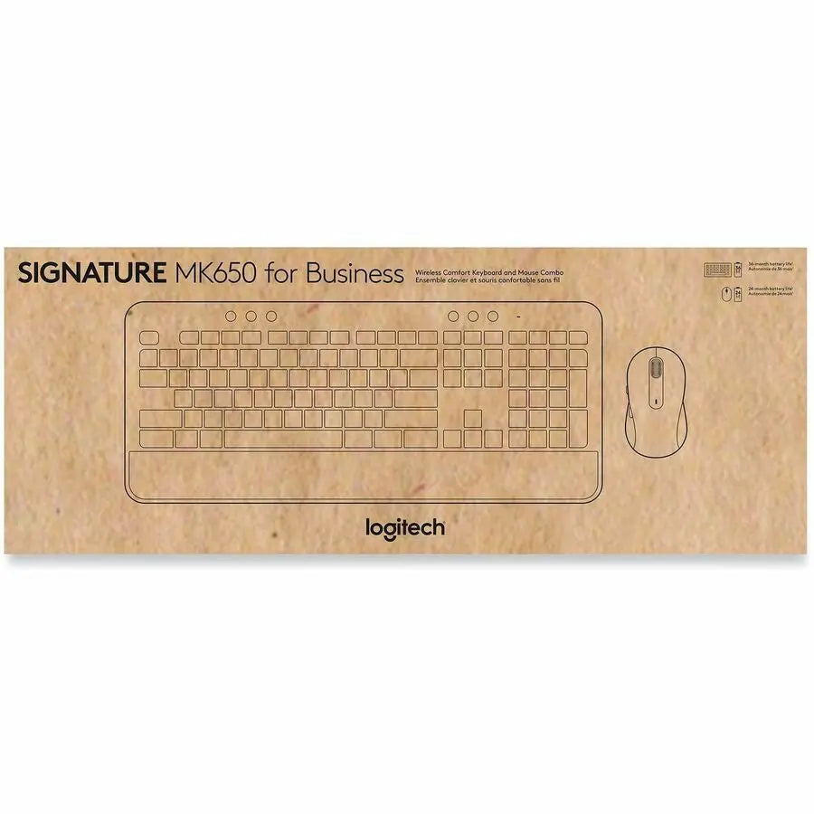 Logitech Signature MK650 Combo for Business Wireless Mouse and Keyboard Combo