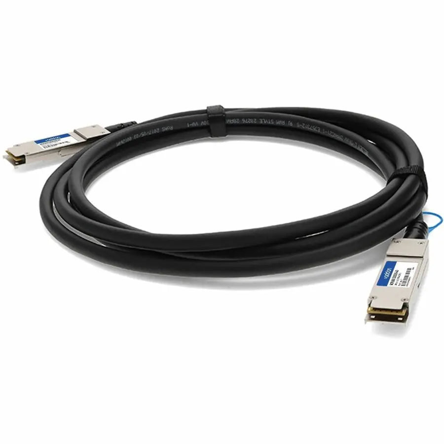 AddOn MELLANOX MCP1600-C003E26N Compatible 100Gbps QSFP28 Passive Copper Direct Attach Cable, 3 Meters