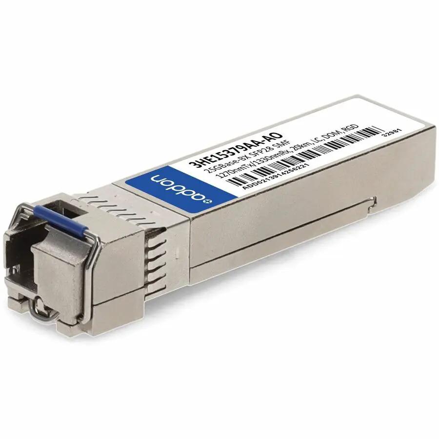 AddOn Alcatel-Lucent Nokia 3HE15379AA Compatible 25GBase-BX SFP28 Transceiver - 20km, Single-Mode Fiber, LC Connector by AddOn