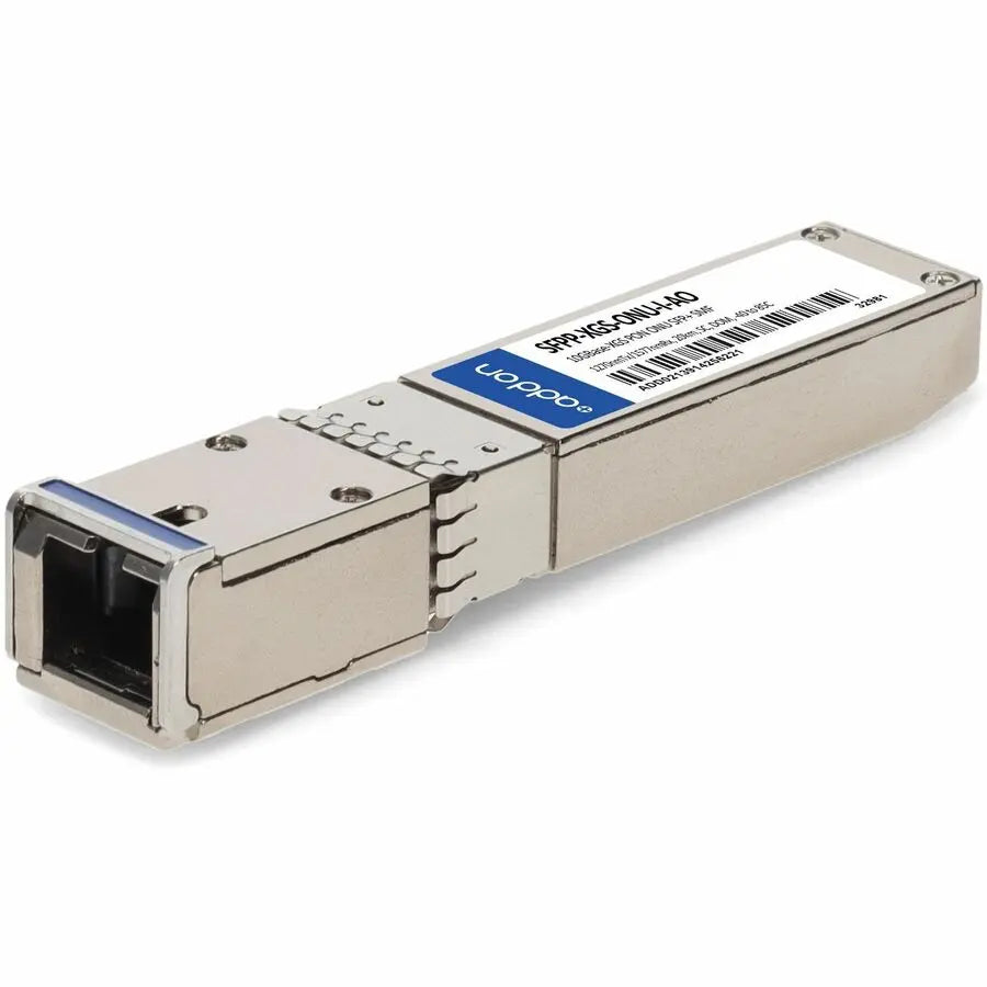 AddOn MSA TAA Compliant 10GBase-XGS SFP+ Transceiver Module (SMF, 1270nm Tx/1577nm Rx, 20km, SC, DOM, -40°C to 85°C)