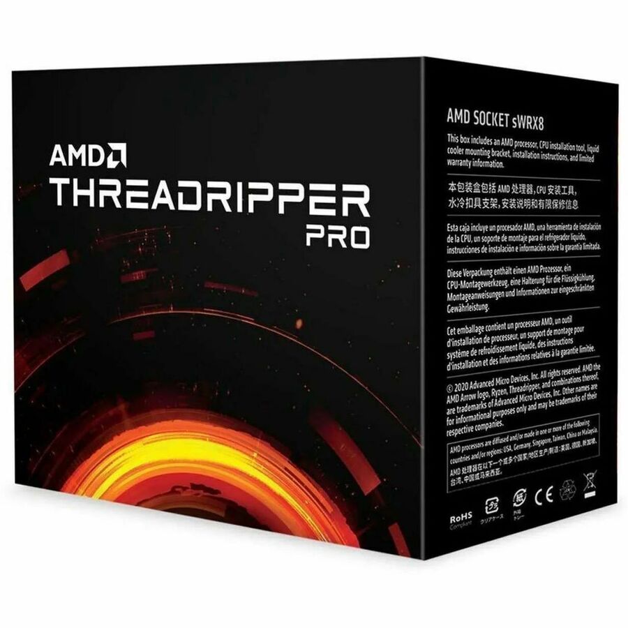 AMD Ryzen Threadripper PRO 5995WX 64-Core 2.7 GHz Workstation Processor, Part Number 100-100000444WOF