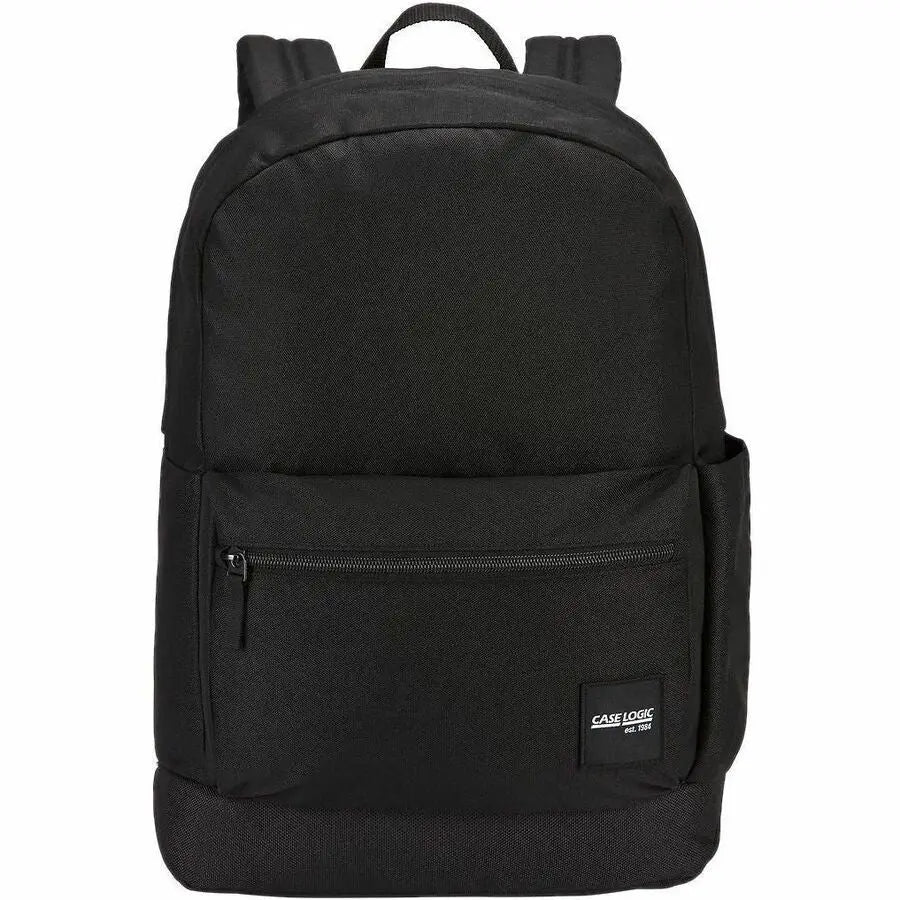 Case Logic Commence CCAM-1216 Recycled Backpack for 15.6-inch Laptops and School Gear - Black