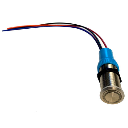 Bluewater 22mm Inrush Dimmer Switch - 20 Amp Control with Blue LED Backlighting