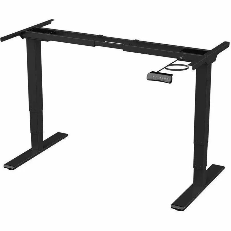 Workstream Dual Motor Height Adjustable 3-Stage Electric Sit-Stand Desk Frame, v2 – Black