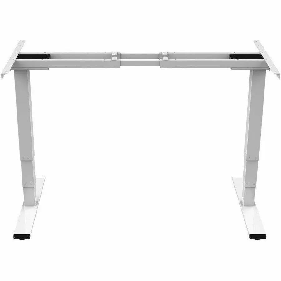 Workstream Dual Motor Height Adjustable 3-Stage Electric Sit-Stand Desk Frame, White