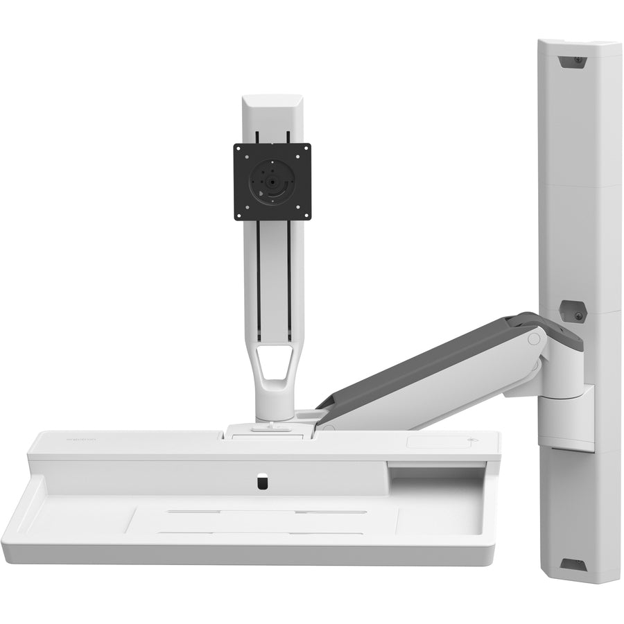 Ergotron CareFit Wall Mount for Keyboard and Monitor - White, Part 45-618-251