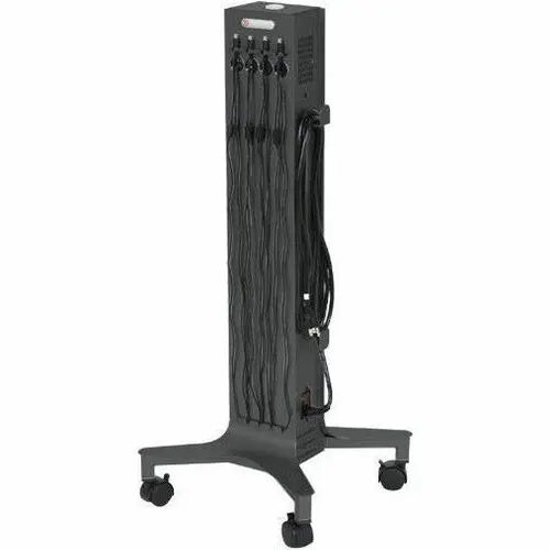 Bretford CUBE Tower Pre-Wired Mobile Charging Station - USB-C Device Charger for Classrooms
