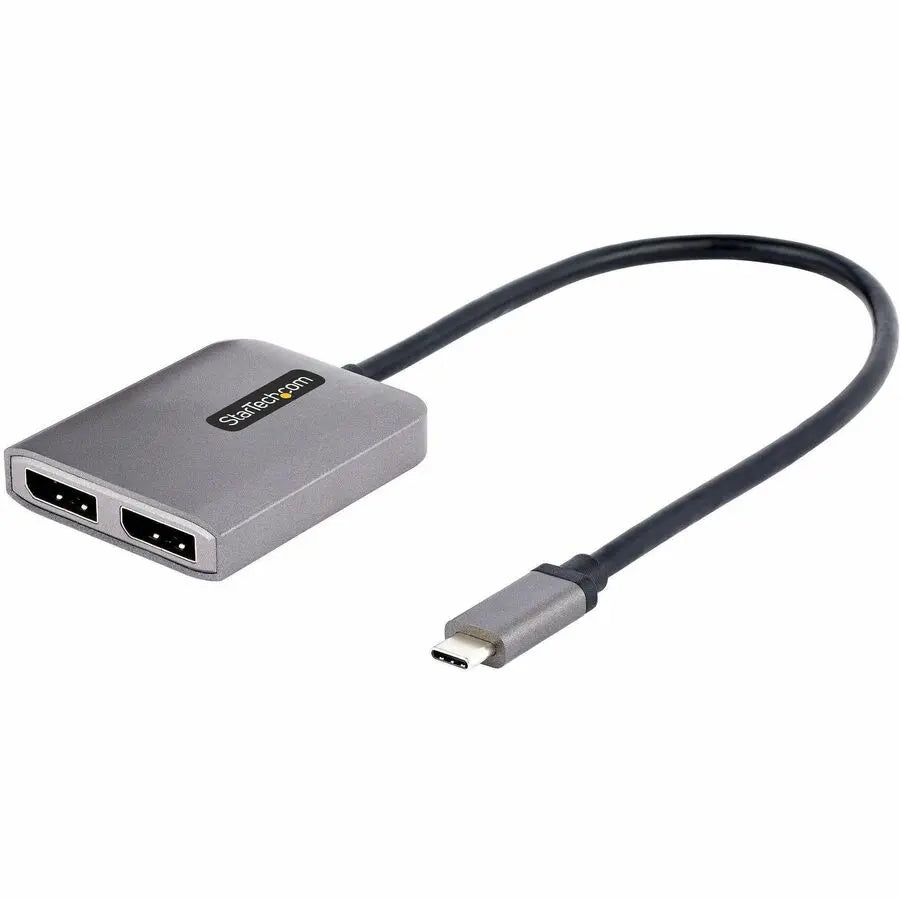 StarTech.com MST14CD122DP USB-C to Dual DisplayPort 1.4 MST Hub for Multi-Monitor Setup