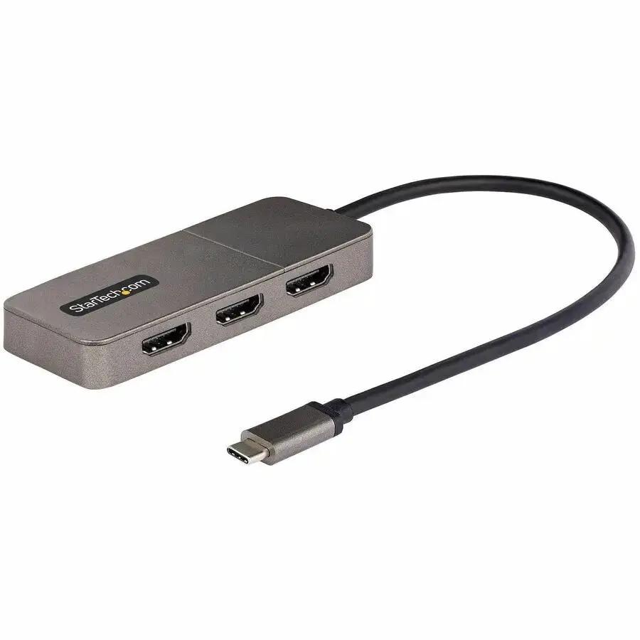 StarTech.com MST14CD123HD USB-C to Triple HDMI Monitor Adapter - Supports 3 4K 60Hz Displays with HDR for Windows Laptops by StarTech.com