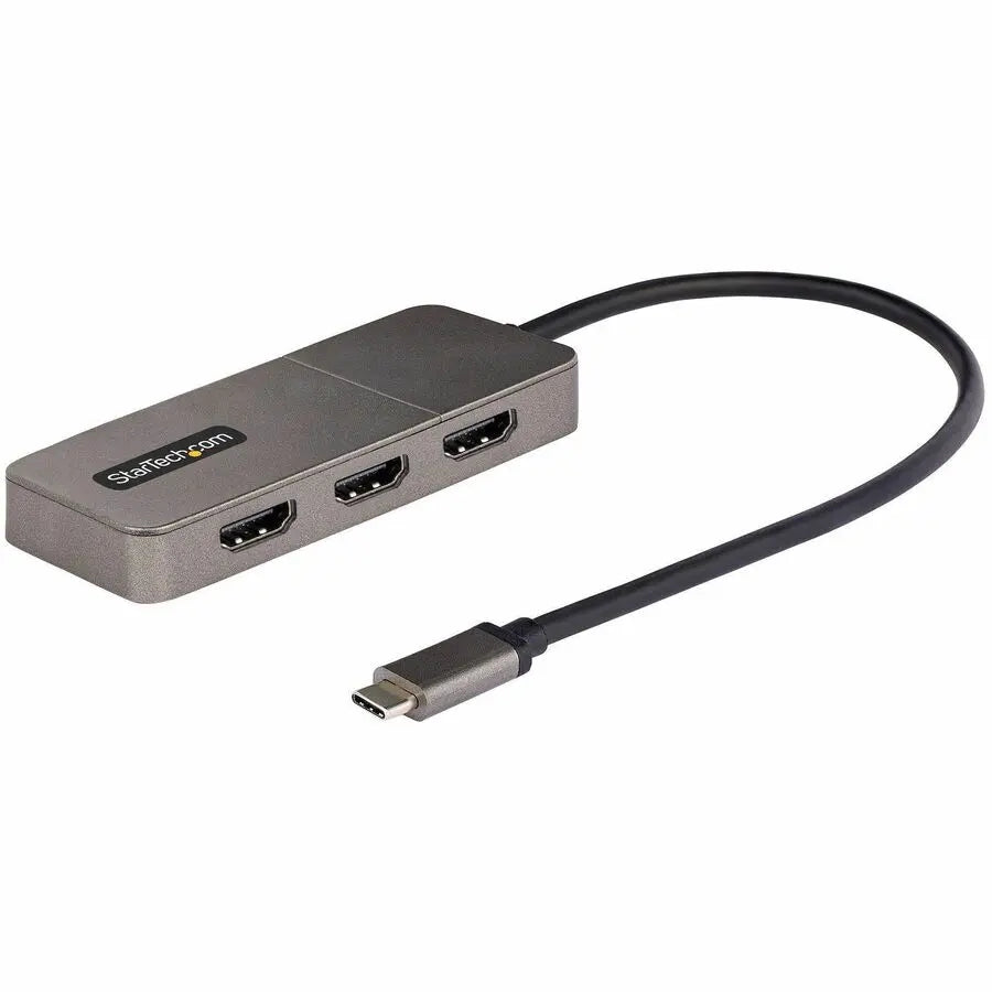 StarTech.com MST14CD123HD 3-Port USB-C Multi-Monitor HDMI Adapter for 4K Displays