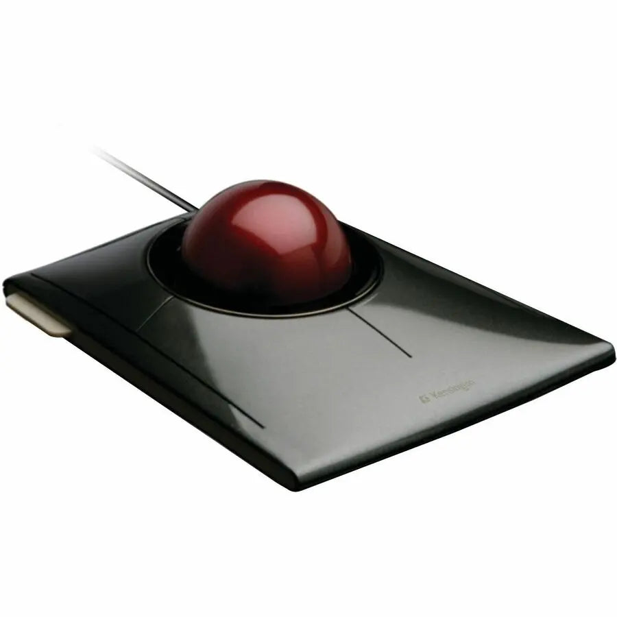 Kensington SlimBlade Trackball - Precision 55mm Laser-Tracked Mouse with Customizable Buttons and Sleek Black Design
