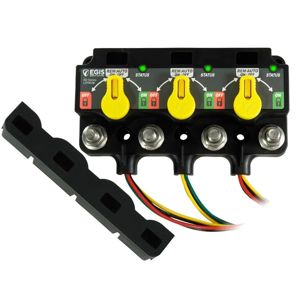 Egis Mobile Electric Triple XD Flex Relay with Knobs - Programmable Lithium Battery System Control