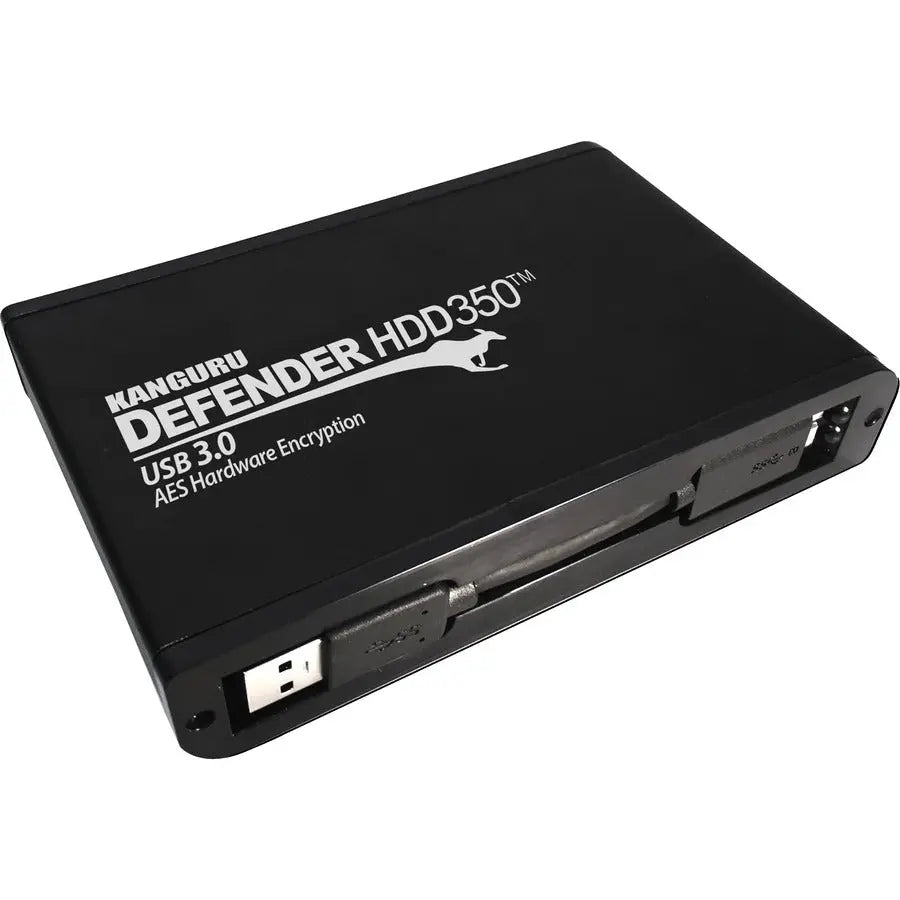 Kanguru Defender HDD350 5TB FIPS 140-2 Certified External Hard Drive with Hardware Encryption and Remote Management