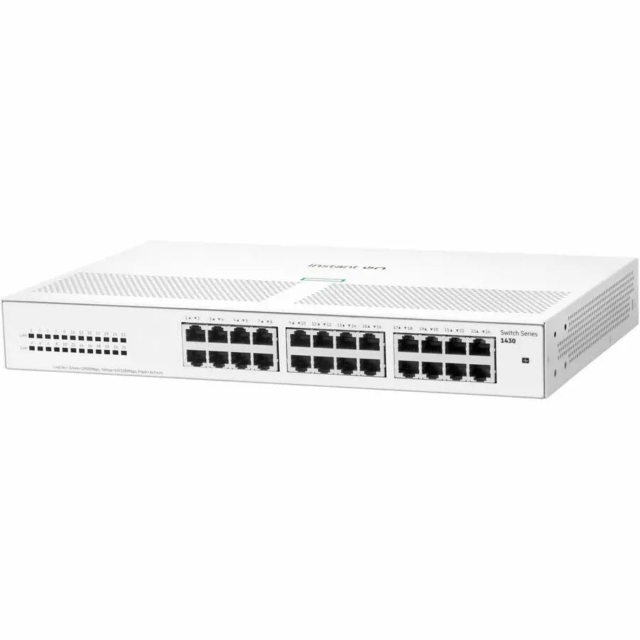 HPE Instant On 1430 24G Ethernet Switch – Unmanaged Layer 2 Gigabit Network Solution