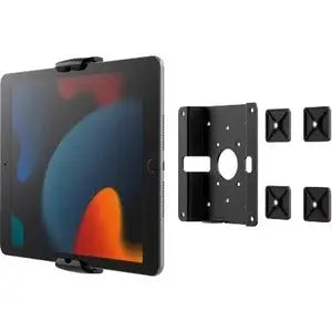 Compulocks Universal Tablet / iPad Holder Glass Mount - Black, 7-13 inch Compatibility