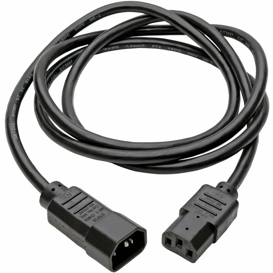 Eaton Tripp Lite Series PDU Power Cord, C13 to C14, 6 ft, Black