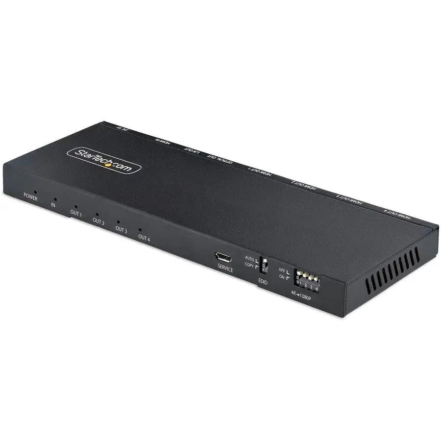 StarTech.com 4-Port HDMI Video Splitter with 4K 60Hz Support and Built-in Scaler by StarTech.com