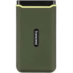 Transcend 1TB External SSD ESD380C with USB 3.2 Type C - Portable Military Green Solid State Drive