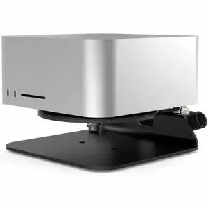 Compulocks Mac Studio Security Stand MSSTD01 – Ventilated Desktop Mount with Lock Slot