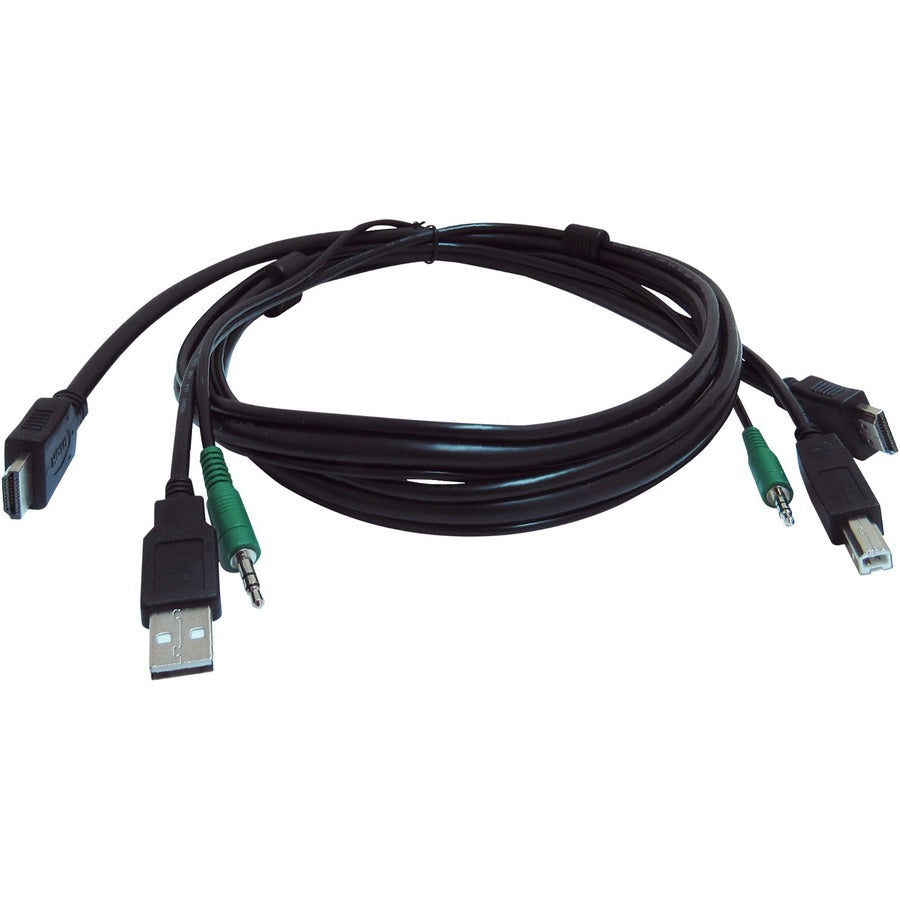 Black Box Secure KVM Cable SKVMCBL-HDMI-10TAA – 10 ft, USB, HDMI, Audio Connectors, TAA Compliant