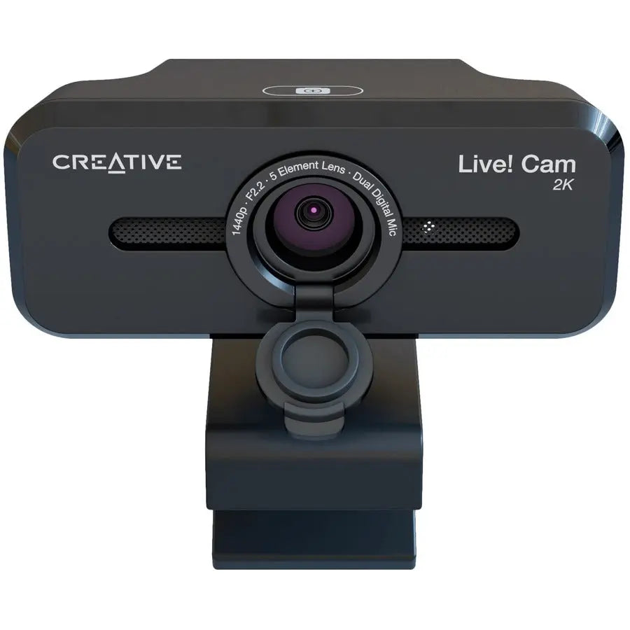 Creative Live! Cam Sync V3 2K QHD Webcam with 4X Digital Zoom and Built-in Microphones