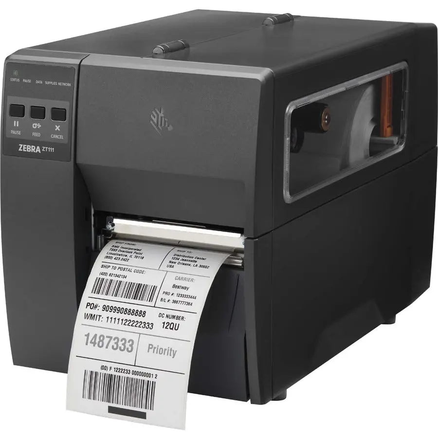 Zebra ZT111 Industrial Printer with 300 dpi High-Resolution Printing and USB Connectivity