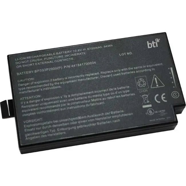 BTI Getac B300 and B300X Compatible 10.8V 8700mAh Lithium-Ion Battery - Model GBM9X1-BTI