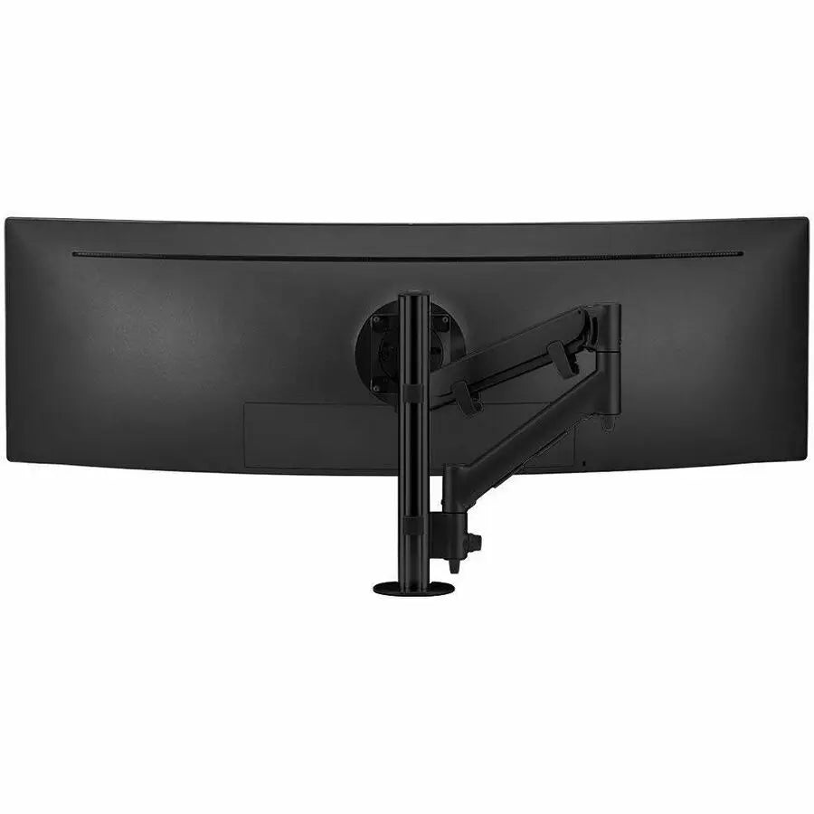 Atdec Heavy Duty Dynamic Monitor Arm on Post - Black - Supports Up to 31 lbs