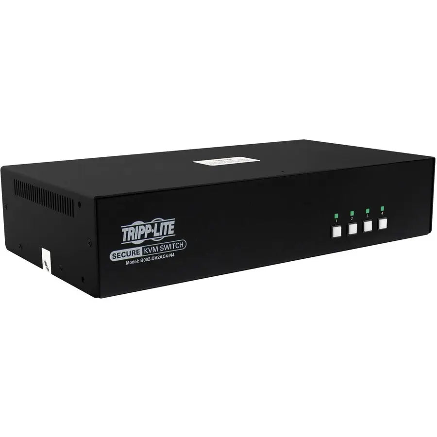 Eaton Tripp Lite Series Master-Powe B002-DV2AC4-N4 Secure 4-Port DVI KVM Switch with Audio and CAC Support