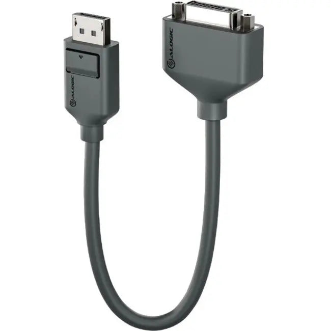 ALOGIC Elements DisplayPort to DVI Adapter - Male to Female, 8 Inches