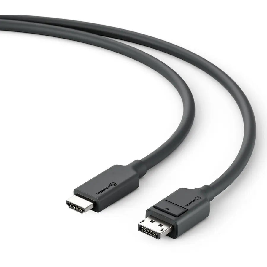 Alogic Elements DisplayPort to HDMI A/V Cable - 2M for High-Quality Audio and Video Transfer