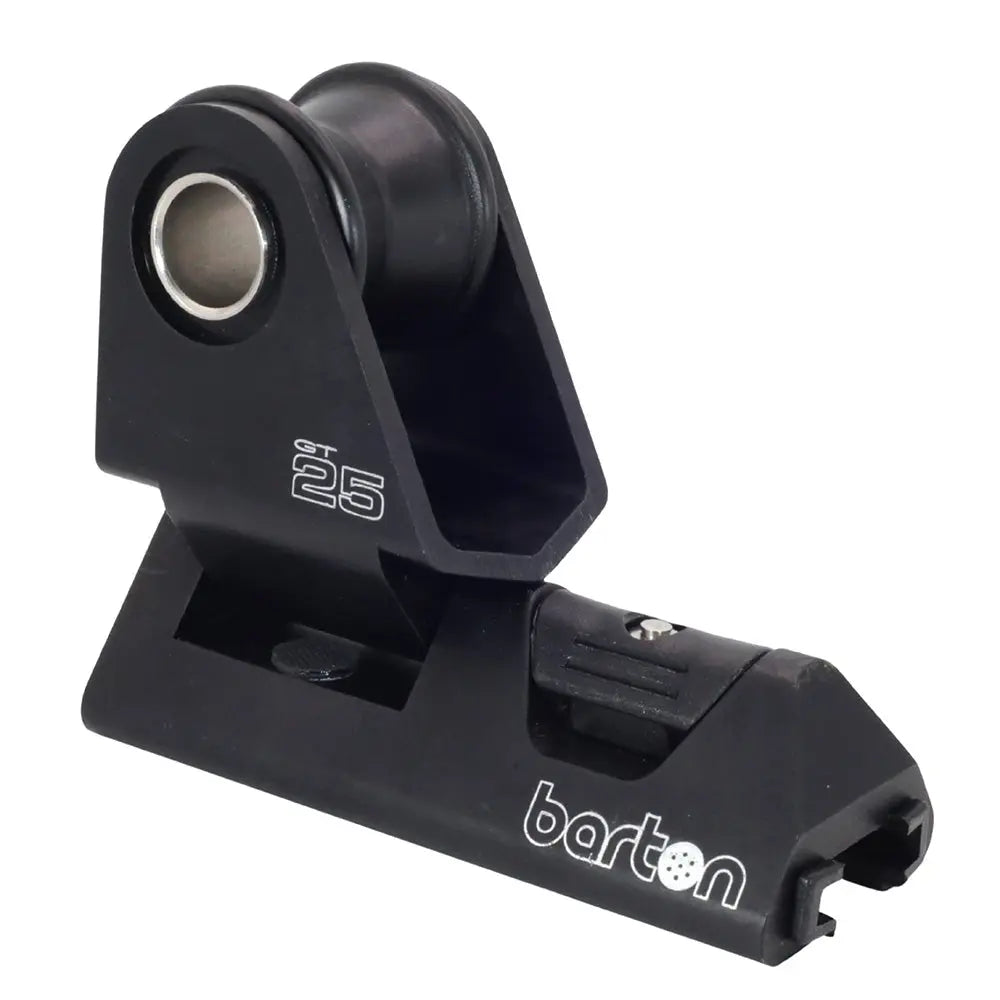Barton Marine 25mm T-Track Genoa Car - Black for Marine Rigging