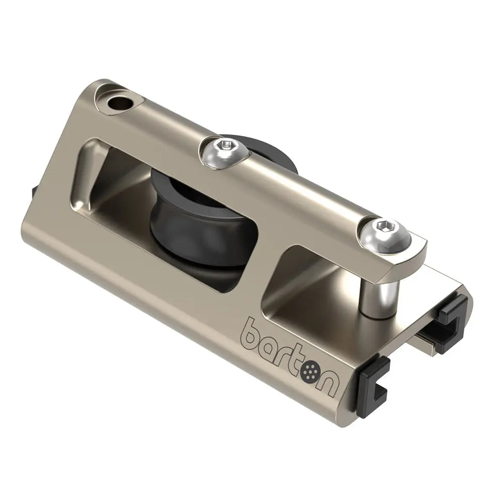 Barton Marine 25mm End Stop Genoa Car Track - Durable Aluminum Construction for Marine Sailing